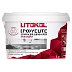 Двухкомпонентный затирочный состав Litokol EPOXYELITE E.06 Мокрый асфальт, 1 кг