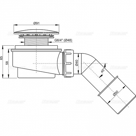 Alcaplast  A471CR-60