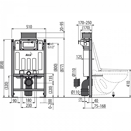 Alcaplast  AM118/850