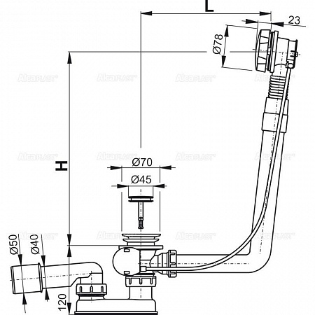 Alcaplast  A550K-80