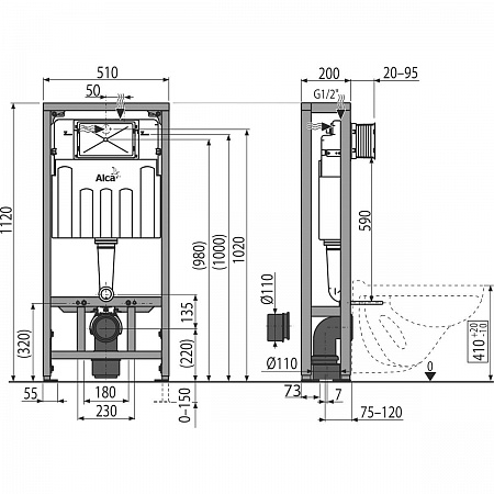 Alcaplast  AM116/1120