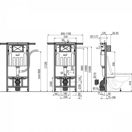 Alcaplast  AM102/1120V