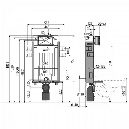 Alcaplast  AM115/1000