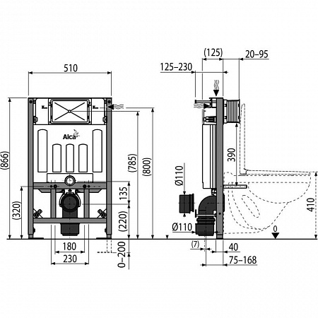 Alcaplast  AM101/850W