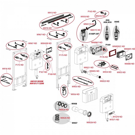 Alcaplast  AM101/1120W