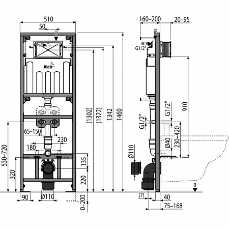 Alcaplast  A108F/1500