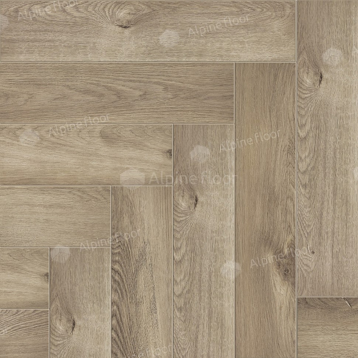 SPC плитка Alpine Floor Parquet Light Дуб натуральный отбеленный