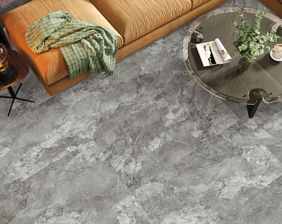 Керамогранит Alma Ceramica Rock Line. Фото в интерьере