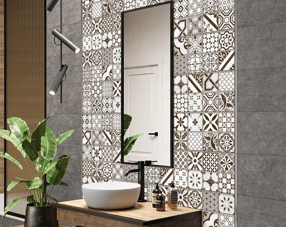 Керамогранит Alma Ceramica Boho. Фото в интерьере