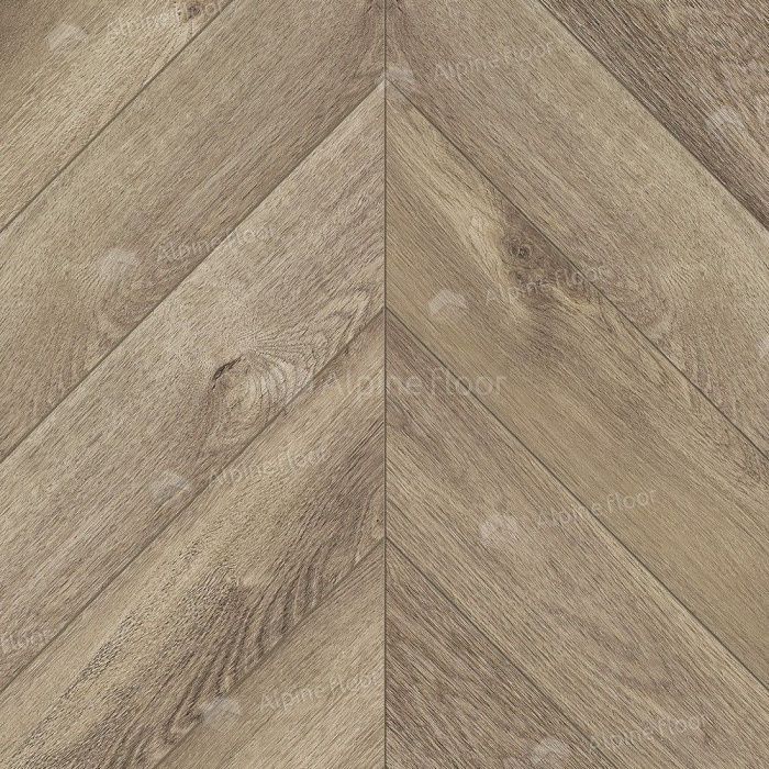 LVT плитка Alpine Floor Chevron Alpine LVT Дуб натуральный отбеленный