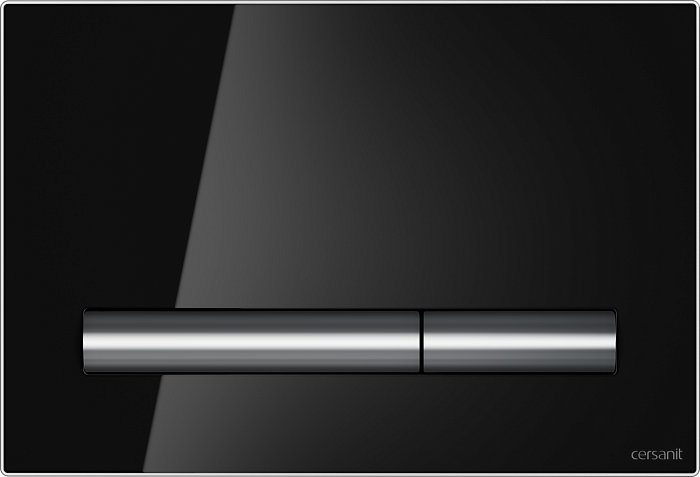 Кнопка Cersanit PILOT для LINK PRO/VECTOR/LINK/HI-TEC стекло черная