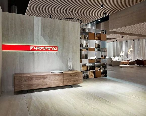 Керамогранит Laminam I Naturali Marmi. Фото в интерьере