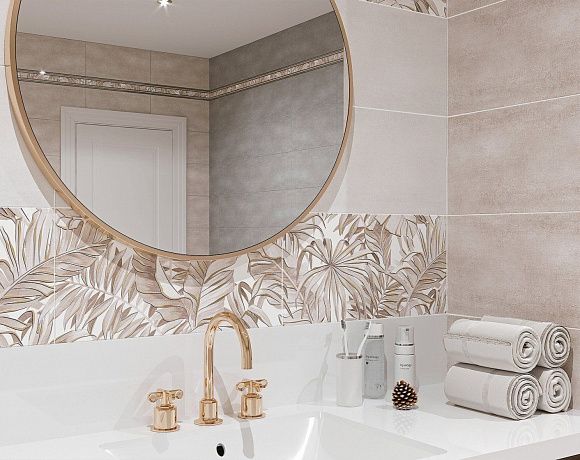 Керамогранит Alma Ceramica Bonita. Фото в интерьере
