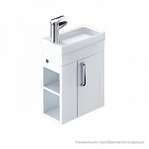 IDDIS Тумба для ванной комнаты, подвесная, белая, 40 см, Torr, IDDIS, TOR40W1i95. Подходит умывальник 0014000U28