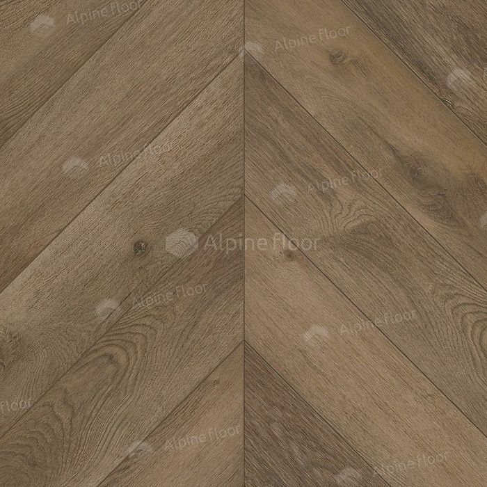 LVT плитка Alpine Floor Chevron Alpine LVT Дуб насыщенный