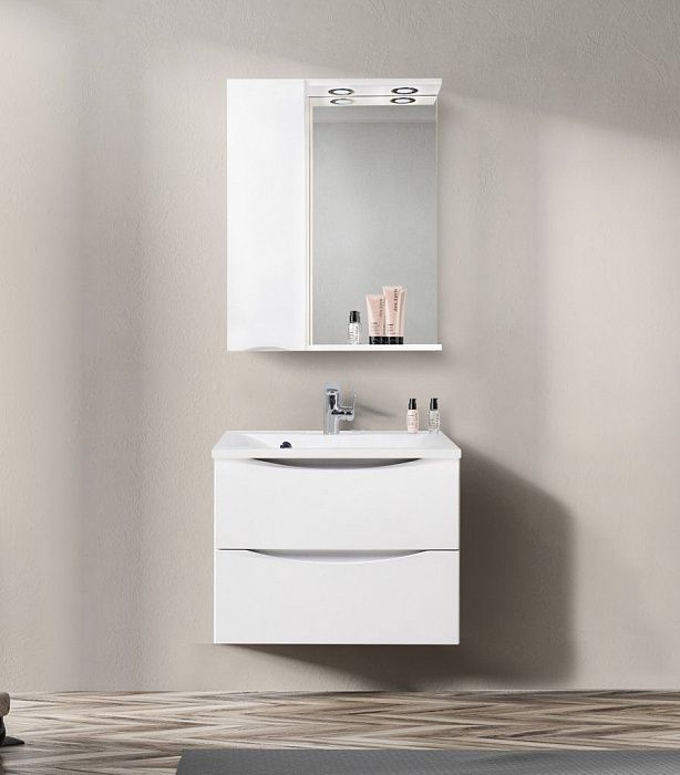 Зеркальный шкаф BELBAGNO MARINO-SPC-600/750-1A-BL-P, MARINO-SPC-600/750-1A-BL-P-L