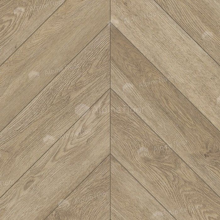 LVT плитка Alpine Floor Chevron Alpine LVT Дуб ваниль селект
