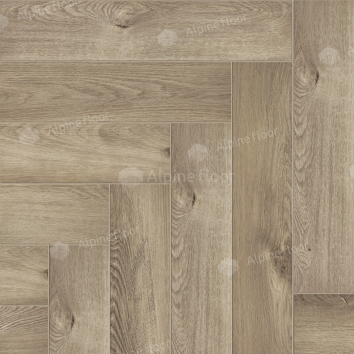 SPC плитка Alpine Floor Parquet Premium Дуб натуральный отбеленный