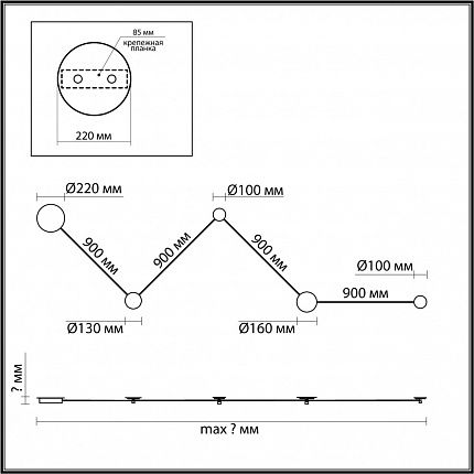 Настенный светильник ODEON LIGHT TRAVERTINO 6625/25WL HIGHTECH