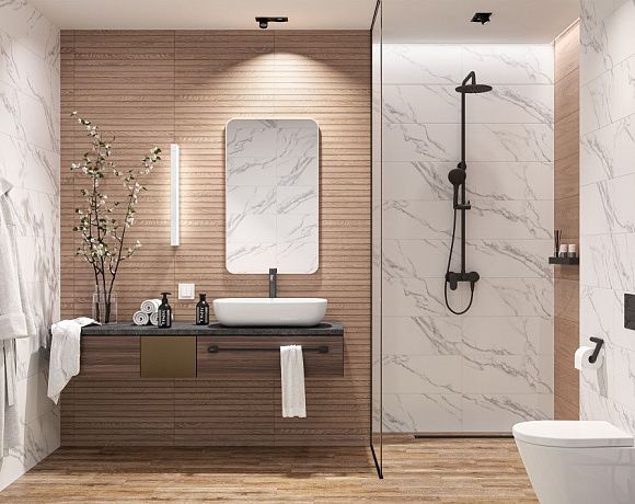 Global Tile Eco Wood. Фото в интерьере