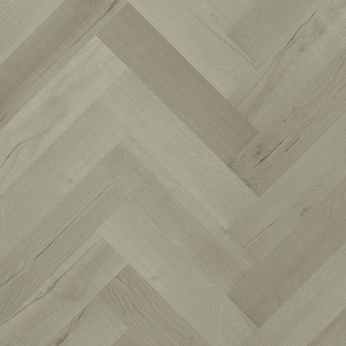Кварцевый ламинат Fargo Herringbone Дуб Лондонский Туман