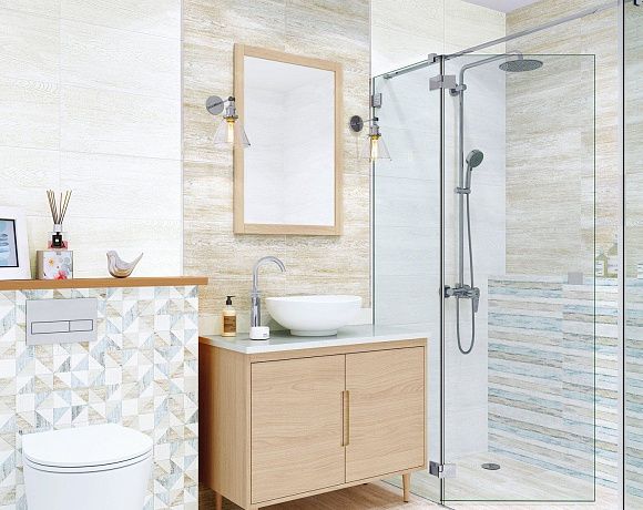 Керамогранит Alma Ceramica Wood. Фото в интерьере