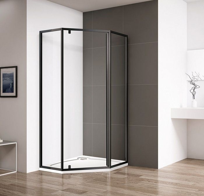 Душевой уголок CEZARES ECO-O-P-1-90-C-NERO, ECO-O-P-1-90-C-NERO