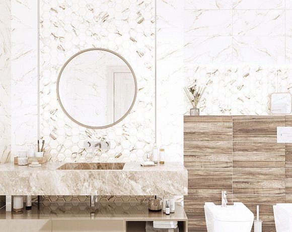 Керамогранит Alma Ceramica Dublin. Фото в интерьере