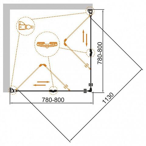 Cezares ECO ECO-O-AS-2-90-C-Cr