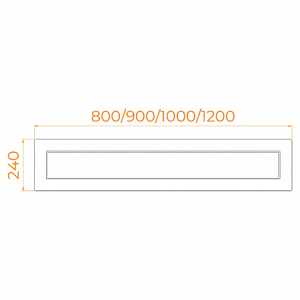 Экран для поддона RGW  16231211-02 120x24  см