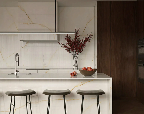 Керамогранит Laminam RUS Diamond. Фото в интерьере