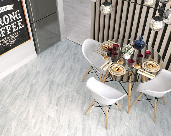 Керамогранит Alma Ceramica Slate Rock. Фото в интерьере