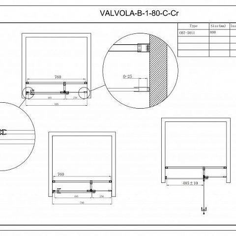 Cezares VALVOLA VALVOLA-B-1-100-C-Cr