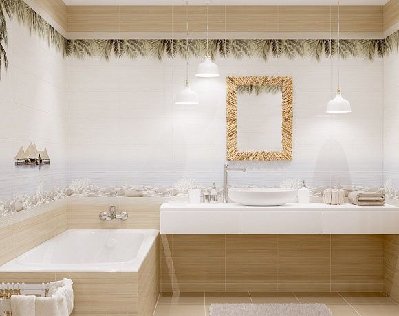 Керамогранит Alma Ceramica Del Mare. Фото в интерьере