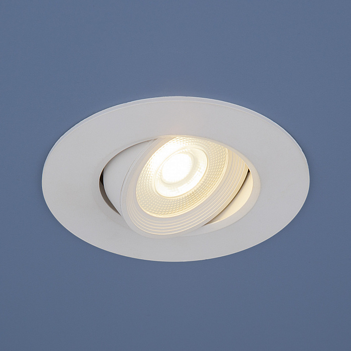 Встраиваемый поворотный светодиодный светильник Elektrostandard 9914 LED 6W WH белый a044624