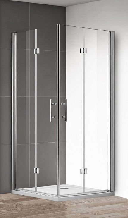 Душевой уголок CEZARES ECO-O-ASH-2, ECO-O-ASH-2-90/100-C-Cr