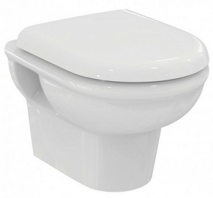 Унитаз подвесной Ideal Standard Exacto R002601 безободковый, с микролифтом
