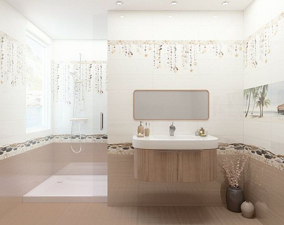 Керамогранит Alma Ceramica Ailand. Фото в интерьере