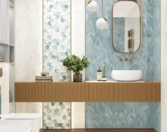Керамогранит Alma Ceramica Maritime. Фото в интерьере