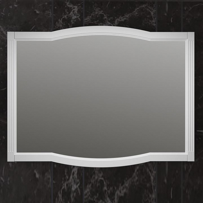 Зеркало Opadiris Лаура 120, белый матовый