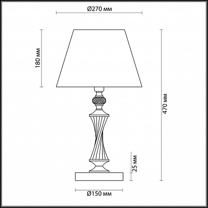 Настольная лампа LUMION KIMBERLY 4408/1T CLASSI