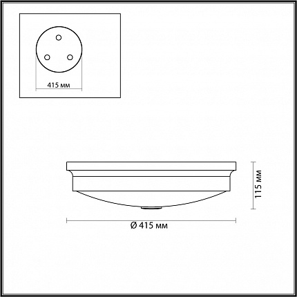 Настенно-потолочный светильник ODEON LIGHT MARSEI 4824/4C WALLI