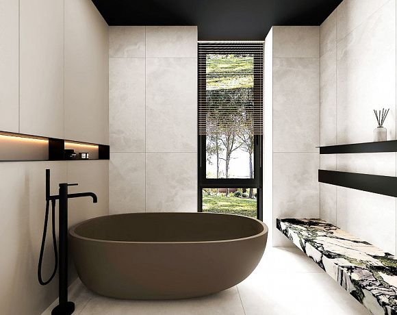 Global Tile Biscotti. Фото в интерьере