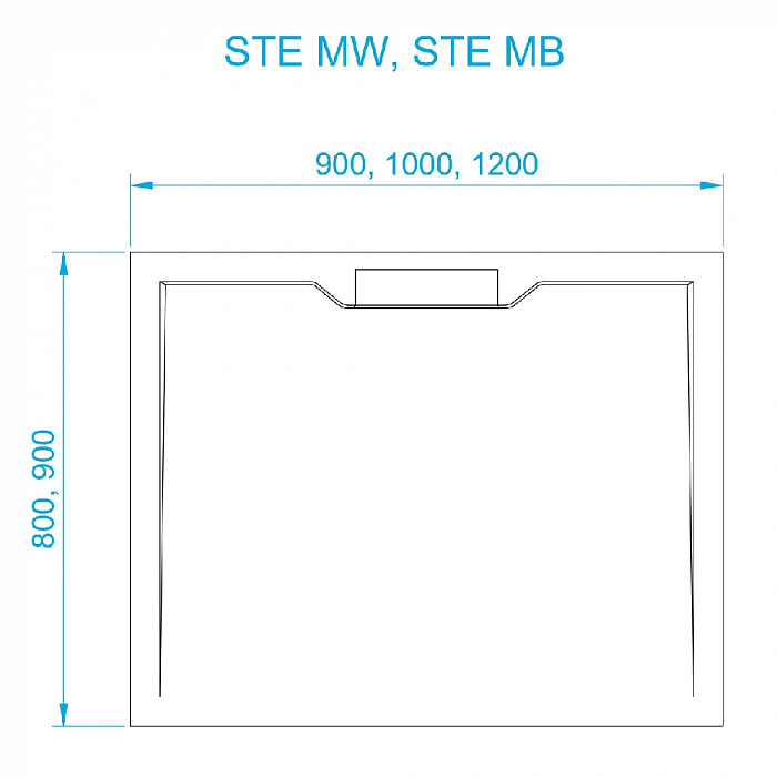 Душевой поддон  RGW STE 52341099-14  90x90x3,5 см