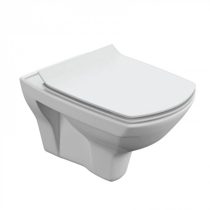 Навесной | подвесной  унитаз Cersanit CARINA XL CLEAN ON DPL EO SLIM S-MZ-CARINA-XL-COn-S-DL-w