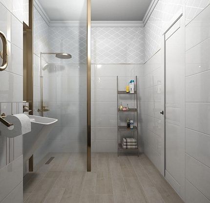 Керамогранит Creto  Rona коричневый 19,8х119,8