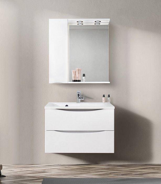 Зеркальный шкаф BELBAGNO MARINO-SPC-800/750-1A-BL-P, MARINO-SPC-800/750-1A-BL-P-L