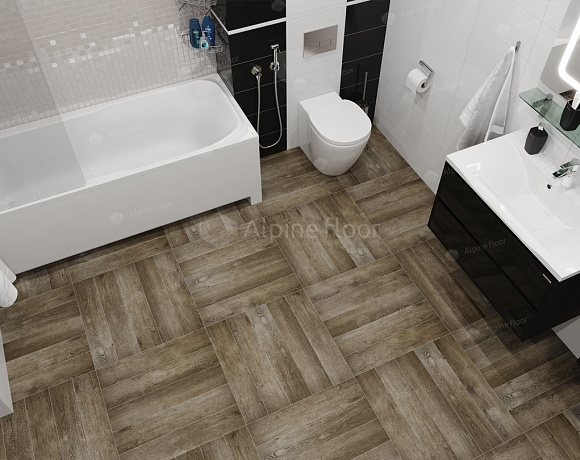 SPC ламинат Alpine Floor Expressive Parquet. Фото в интерьере